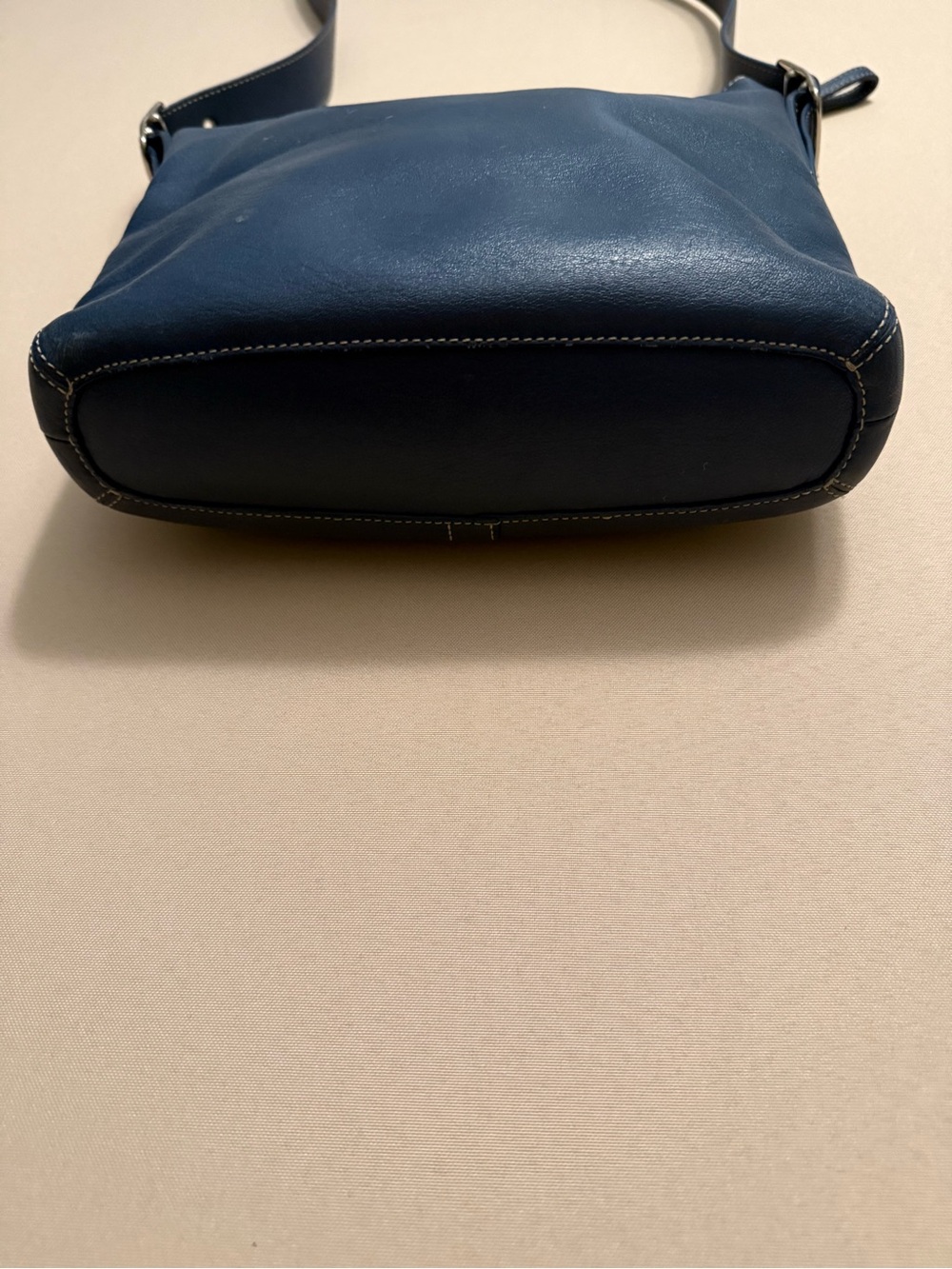 Coach Vintage Legacy Slim Duffle Blue Bag - Picture 6 of 15